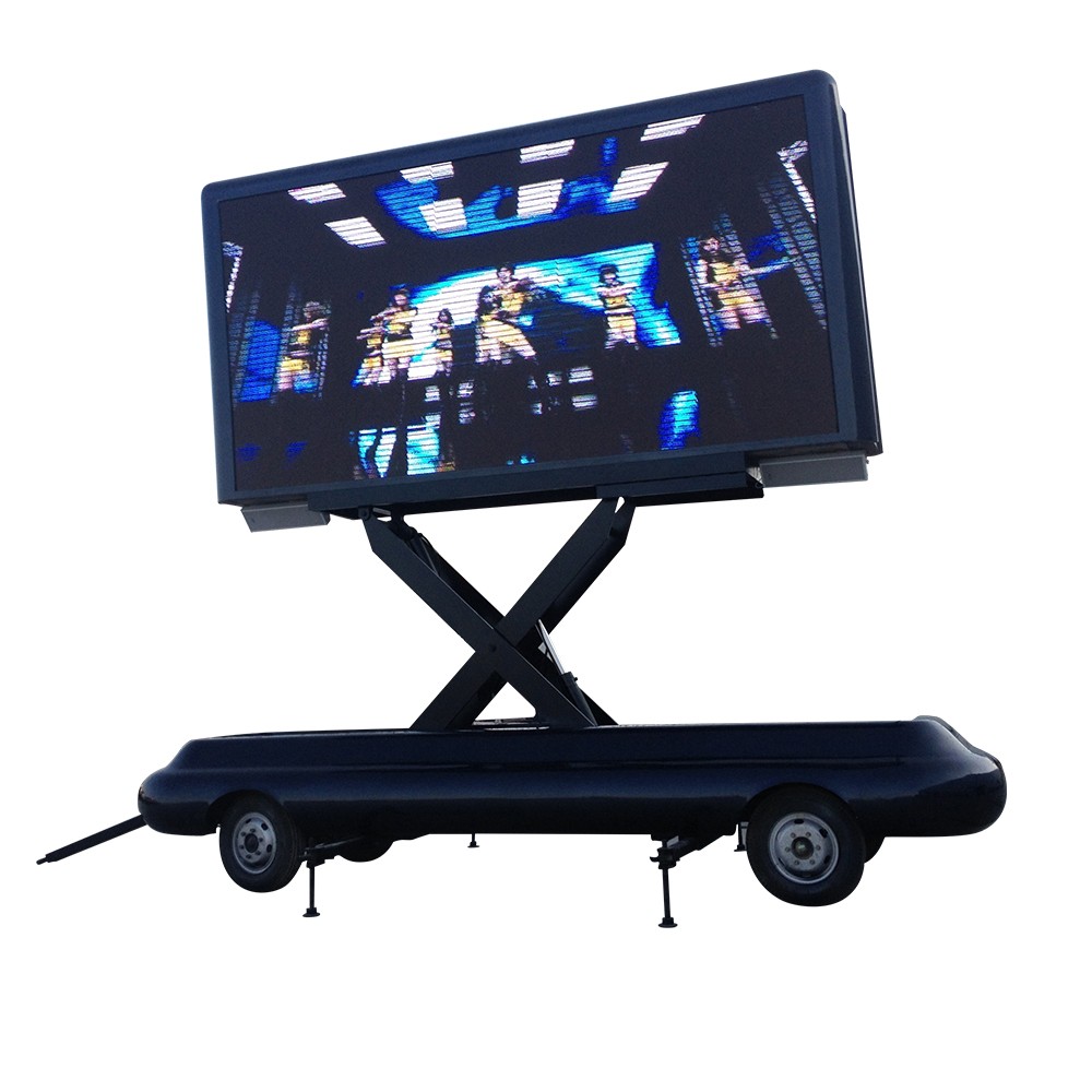 야외 풀 컬러 Led 스크린 트레일러