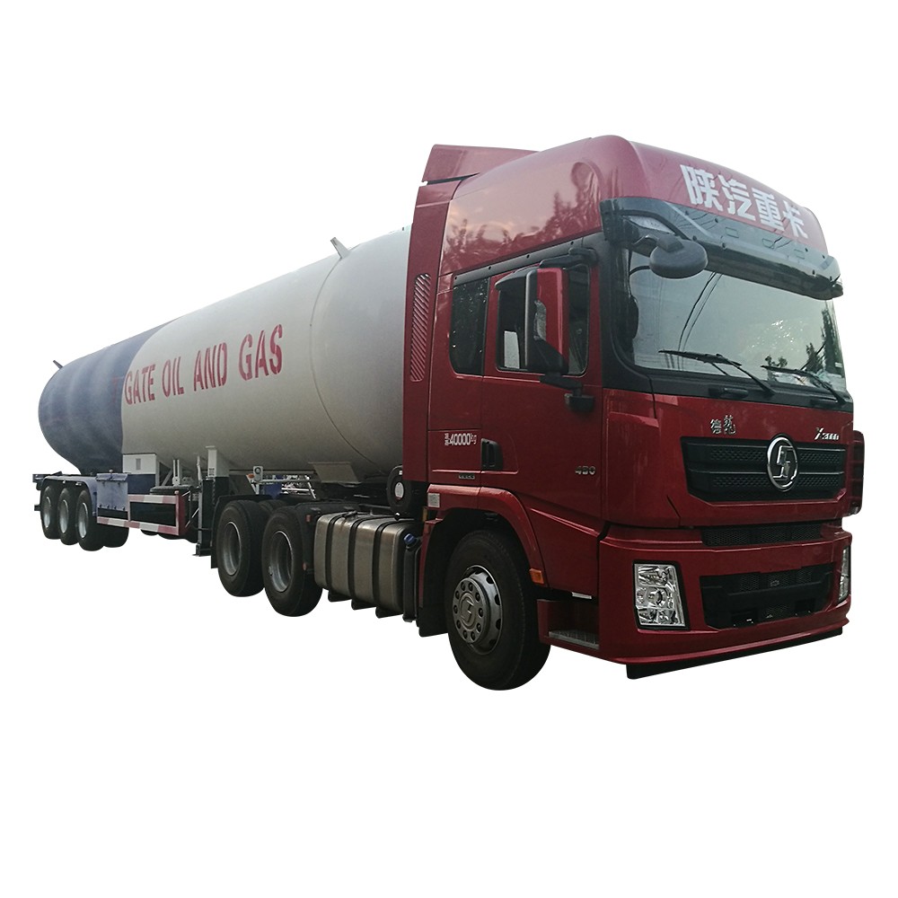 3 Axle 56m3 23.5 Ton Lpg Gas Tank Semi 트레일러