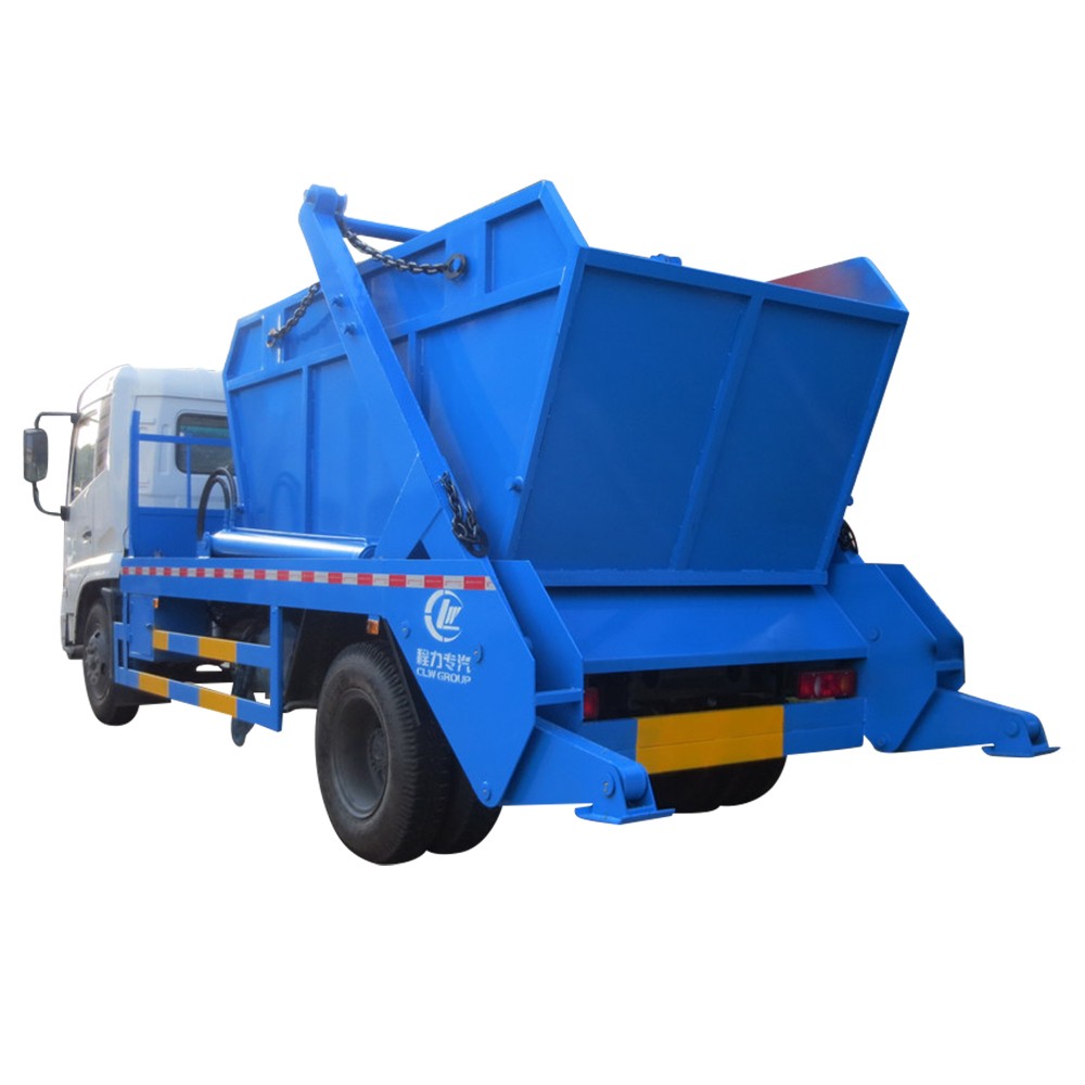 Dongfeng 8 M3 유압 리프터 쓰레기 트럭