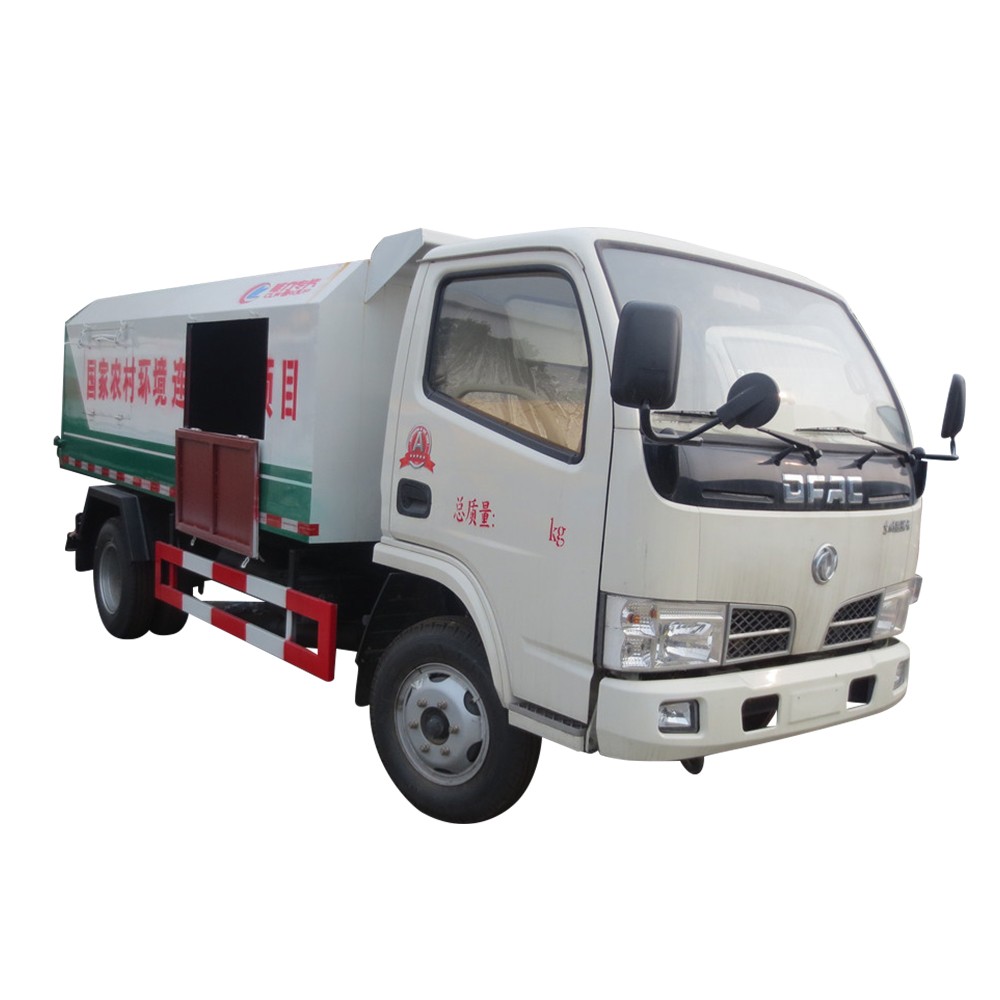 Dongfeng 4 M3 쓰레기 수거 트럭