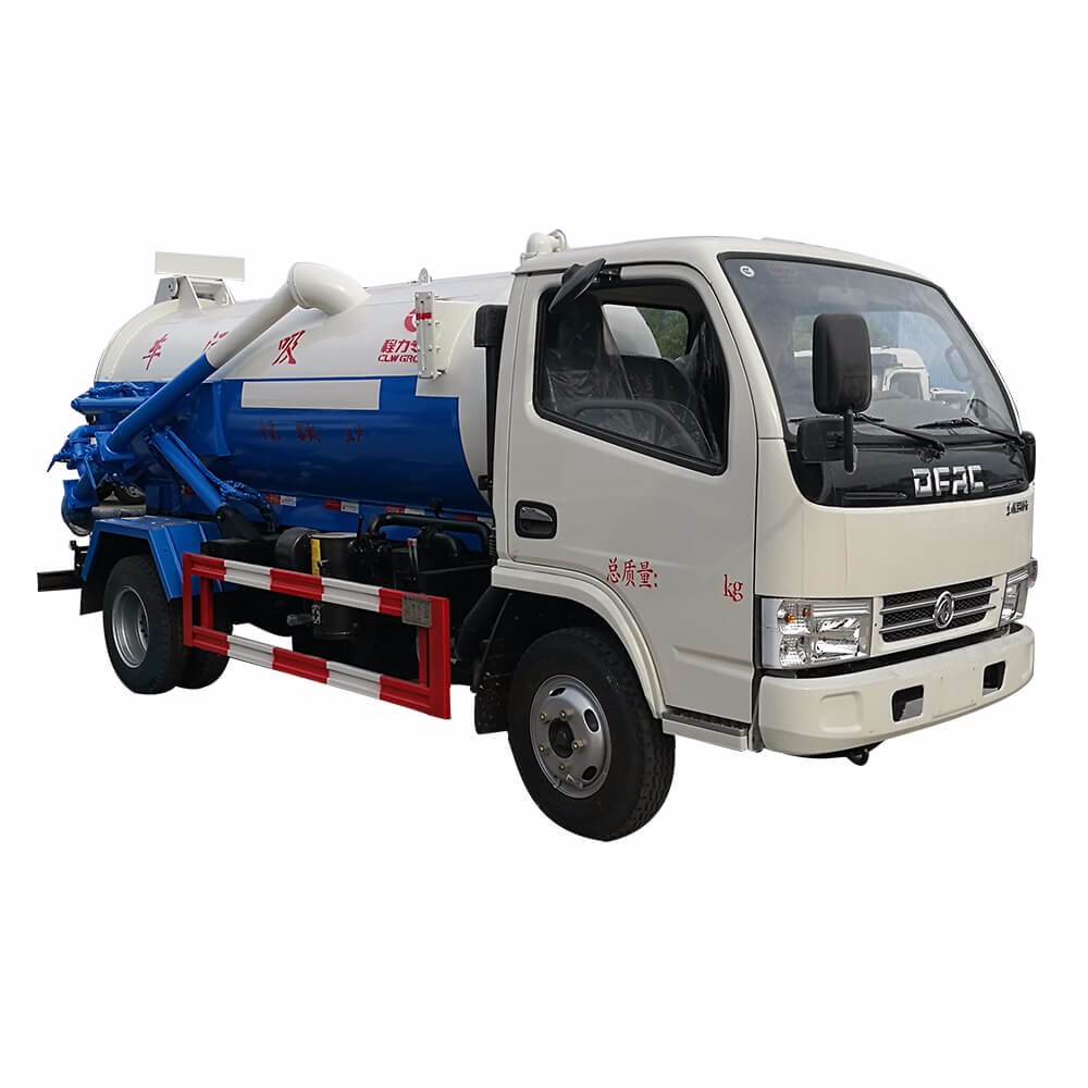 Dongfeng 5 Cbm 진공 하수 흡입 트럭